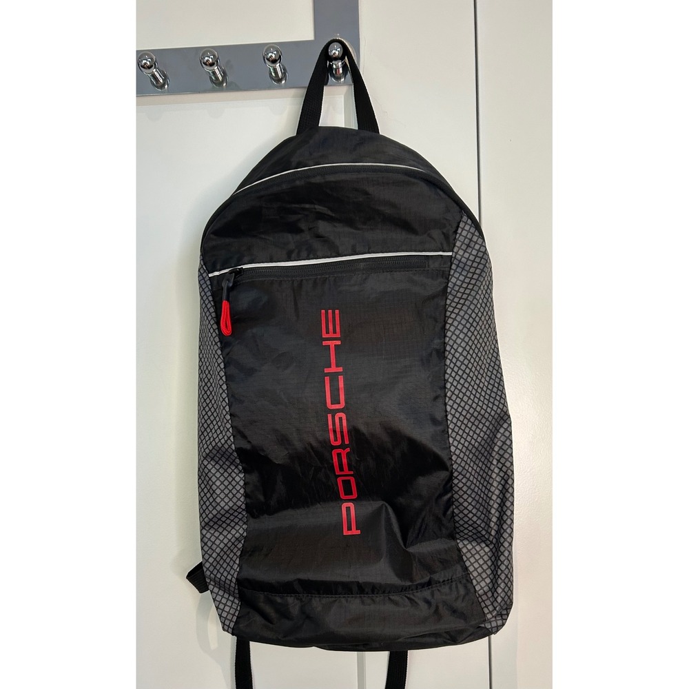 Porsche Packable Backpack Rucksack Black Grey Red WAP0354500H‎ Travel Bag